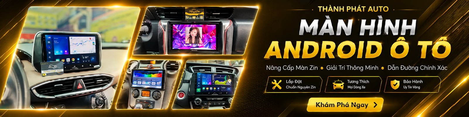 banner màn hình android ô tô đồ chơi xe hơi tphcm