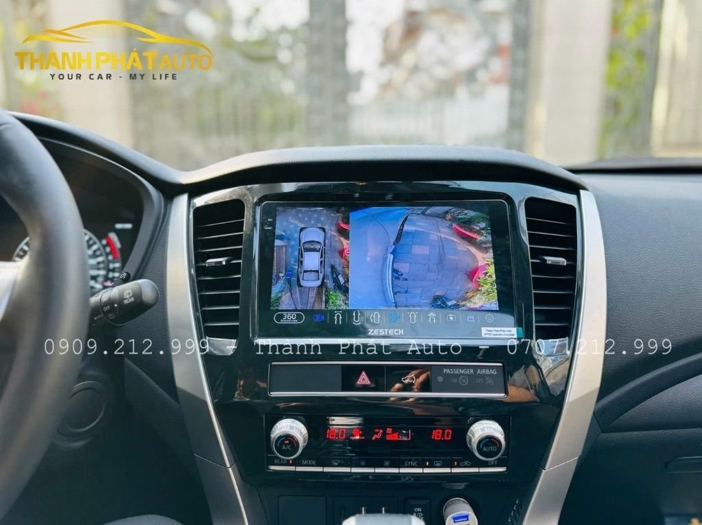 Màn Hình Mitsubishi Pajero Sport 2019