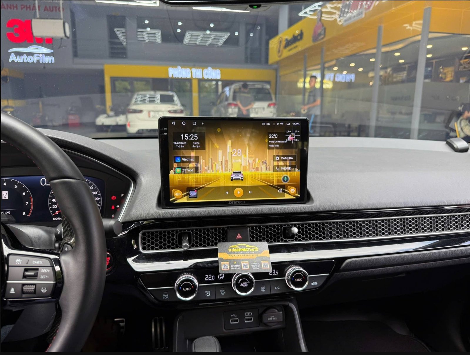 Màn hình android honda civic 2024