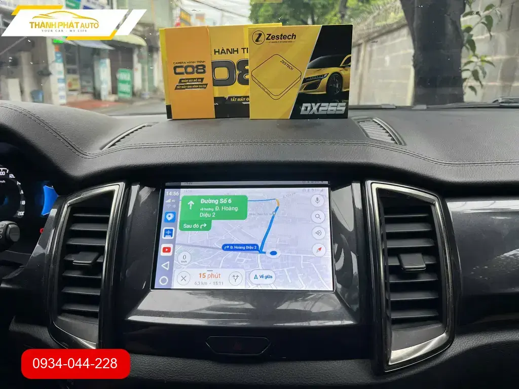 Android Box Ô Tô Ford Everest 2018 - Trung Tâm Lắp Đặt Chính Hãng TPHCM ảnh thực tế 2