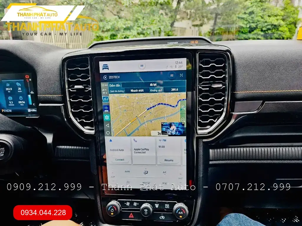 Android Box cho Ford Everest 2023 - Trung Tâm Lắp Đặt Chính Hãng TPHCM