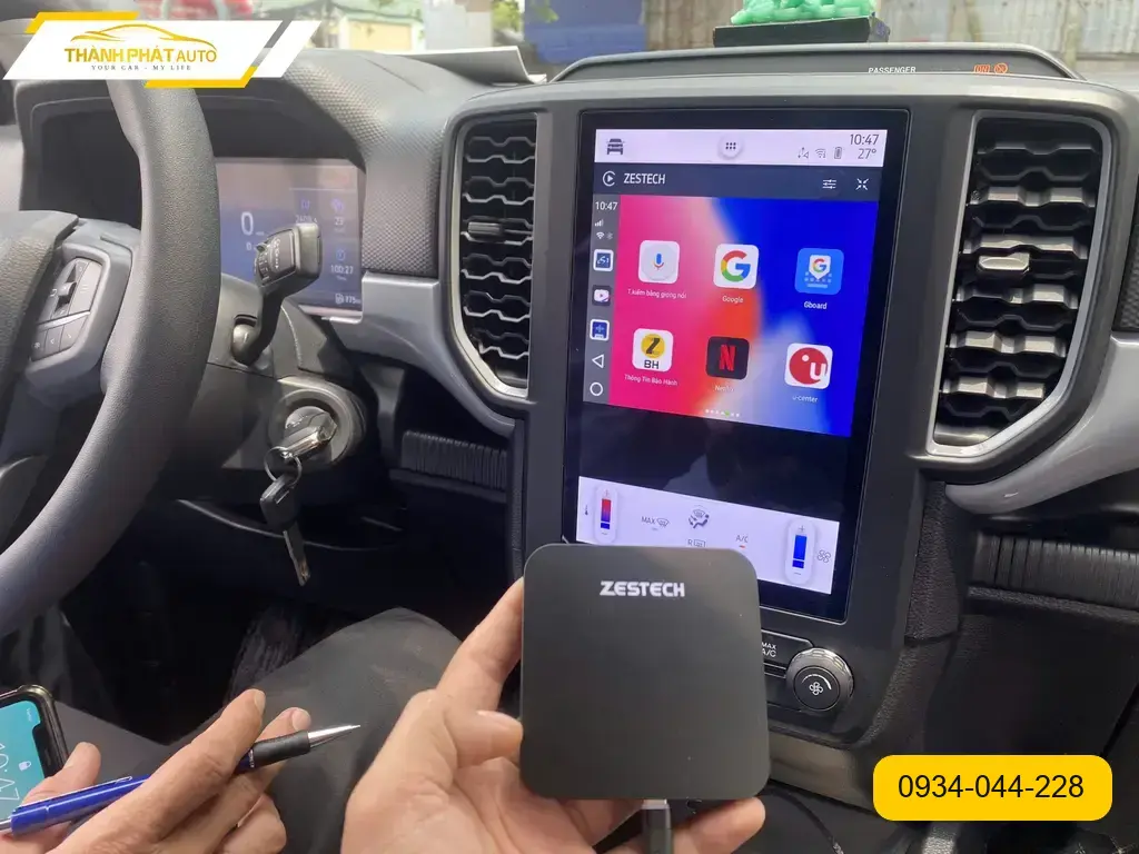 Android Box Ford Ranger 2025 - Trung Tâm Lắp Đặt Chính Hãng Giá Tốt TPHCM ảnh thực tế 2