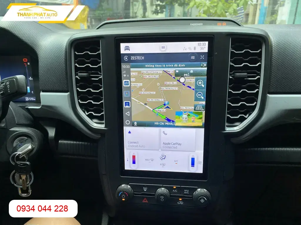 Android Box Ford Ranger 2025 - Trung Tâm Lắp Đặt Chính Hãng Giá Tốt TPHCM ảnh thực tế 3