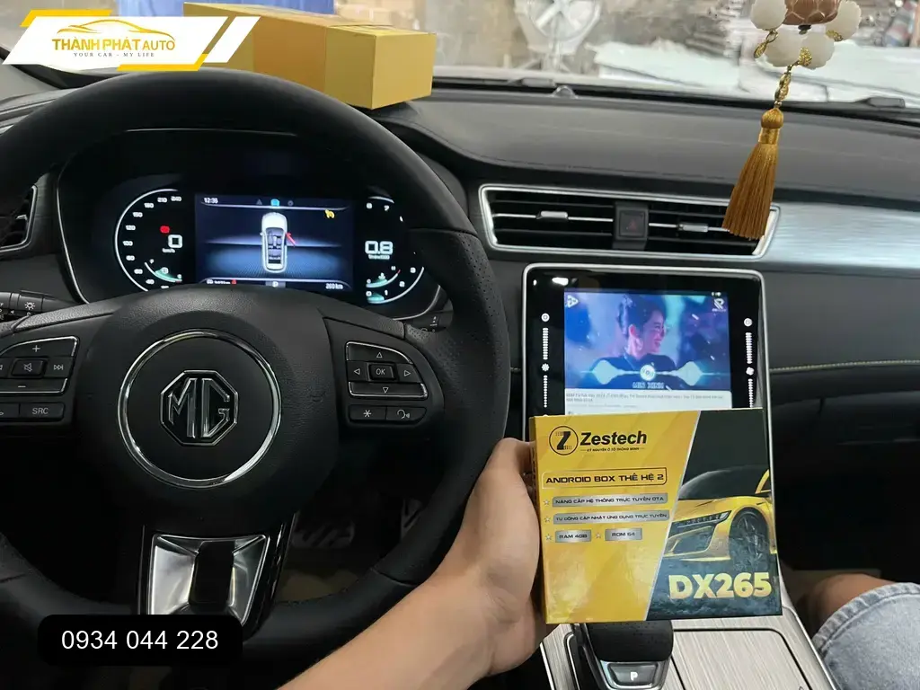 Android Box MG RX5 2023 - Nơi Lắp Đặt Android Box Uy Tín Tại TPHCM ảnh thực tế 2