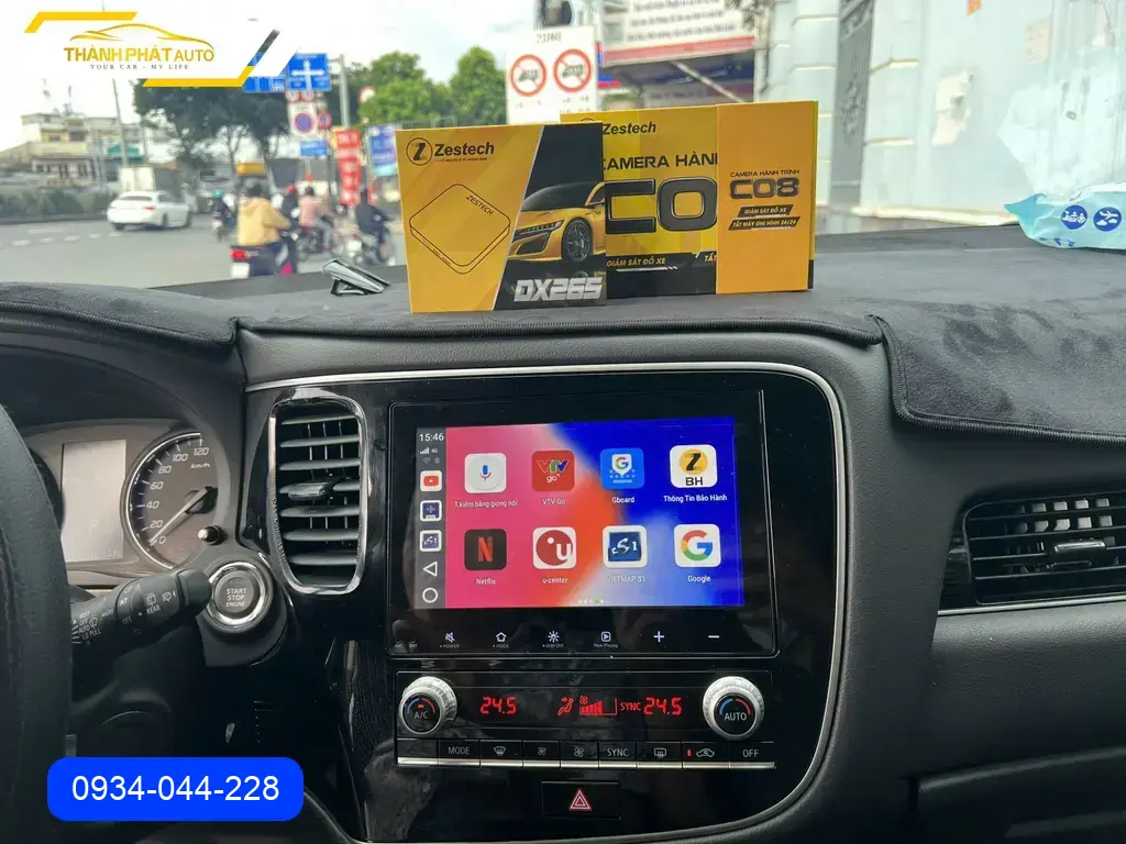 Android Box Mitsubishi Outlander 2023 - Địa Chỉ Gắn Android Box Uy Tín TP.HCM