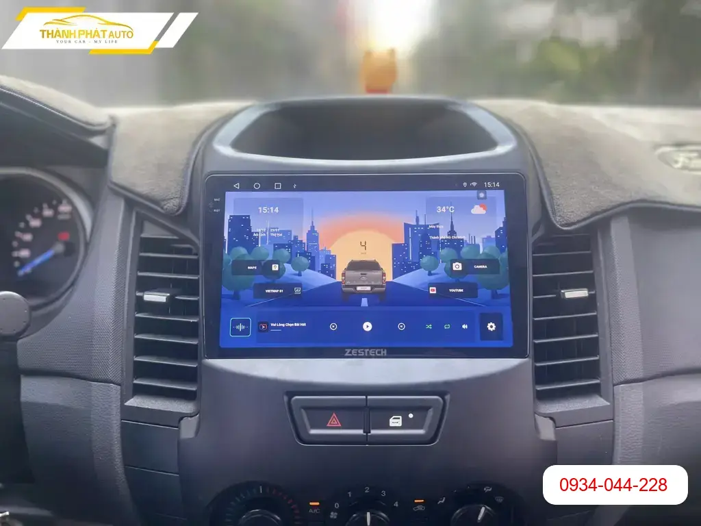 Màn Hình Android Ford Ranger 2017 - Trung Tâm Lắp Đặt Chính Hãng TPHCM