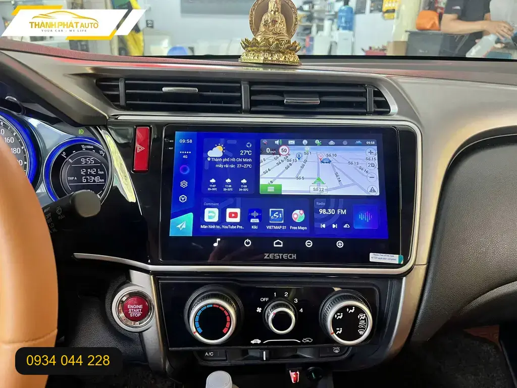 Màn Hình Android Honda City 2019 Cao Cấp - Địa Chỉ Lắp Đặt Uy Tín TPHCM
