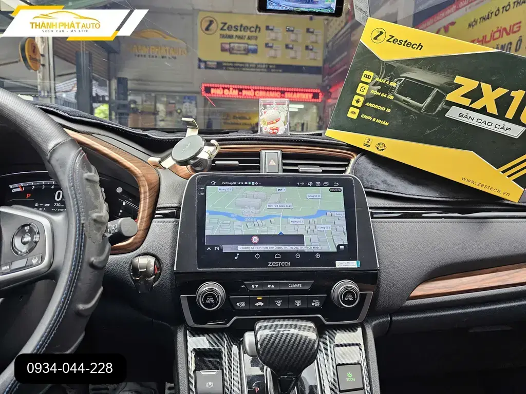 Màn Hình Android Thông Minh Honda CRV 2018 - Địa Chỉ Lắp Đặt Uy Tín TPHCM ảnh thực tế 2