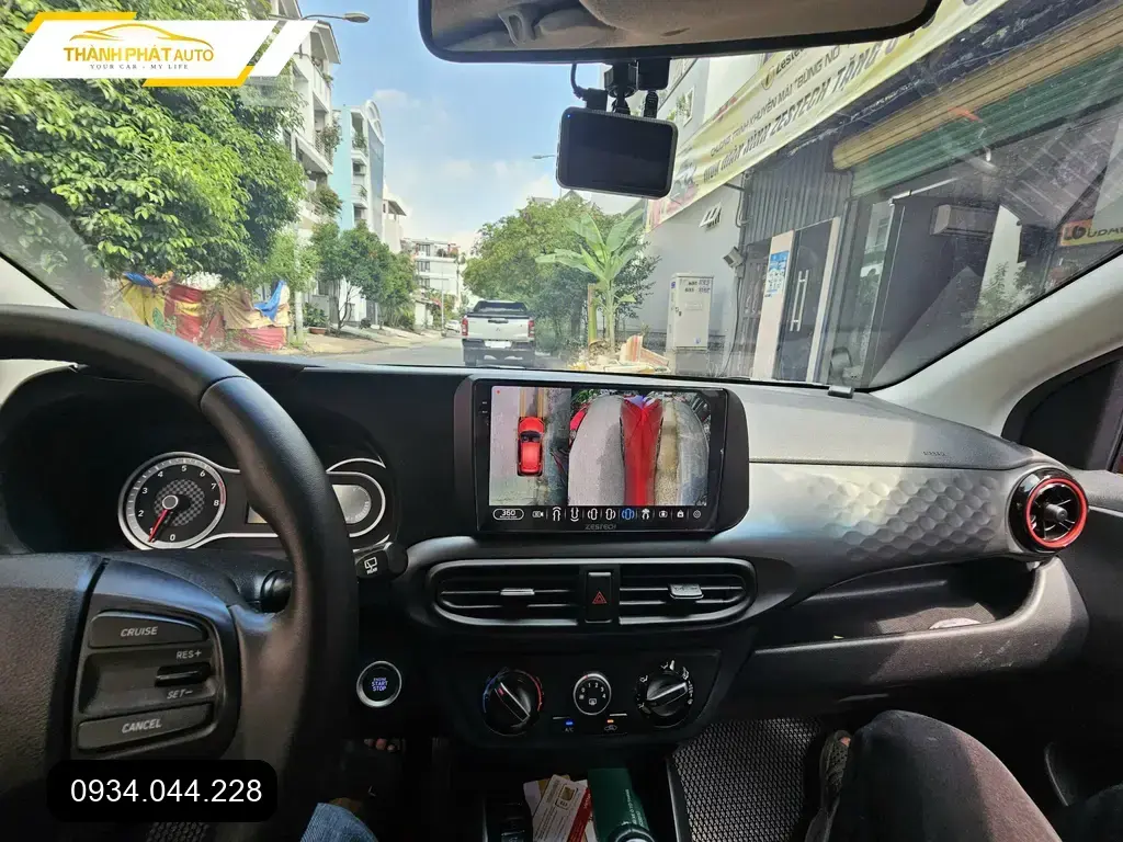 Màn Hình Hyundai i10 2024 - Trung Tâm Lắp Đặt Uy Tín TPHCM ảnh thực tế 3