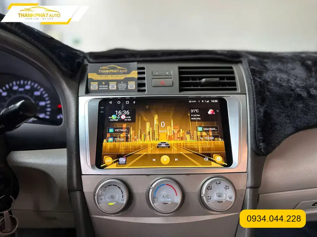 Màn Hình Android Hyundai SantaFe 2017 - Địa Chỉ Lắp Đặt Chính Hãng TPHCM