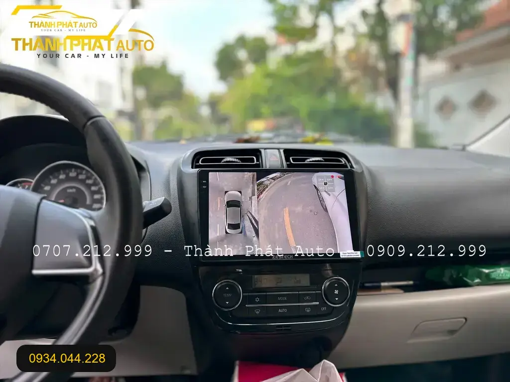 Màn Hình Android Mitsubishi Attrage 2019 ảnh thực tế 2