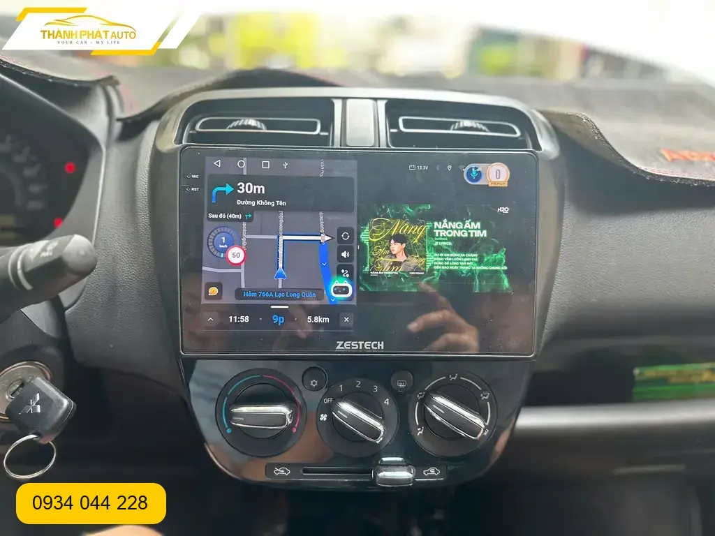 Màn Hình Android Mitsubishi Attrage 2021 - Trung Tâm Lắp Đặt Chính Hãng TPHCM