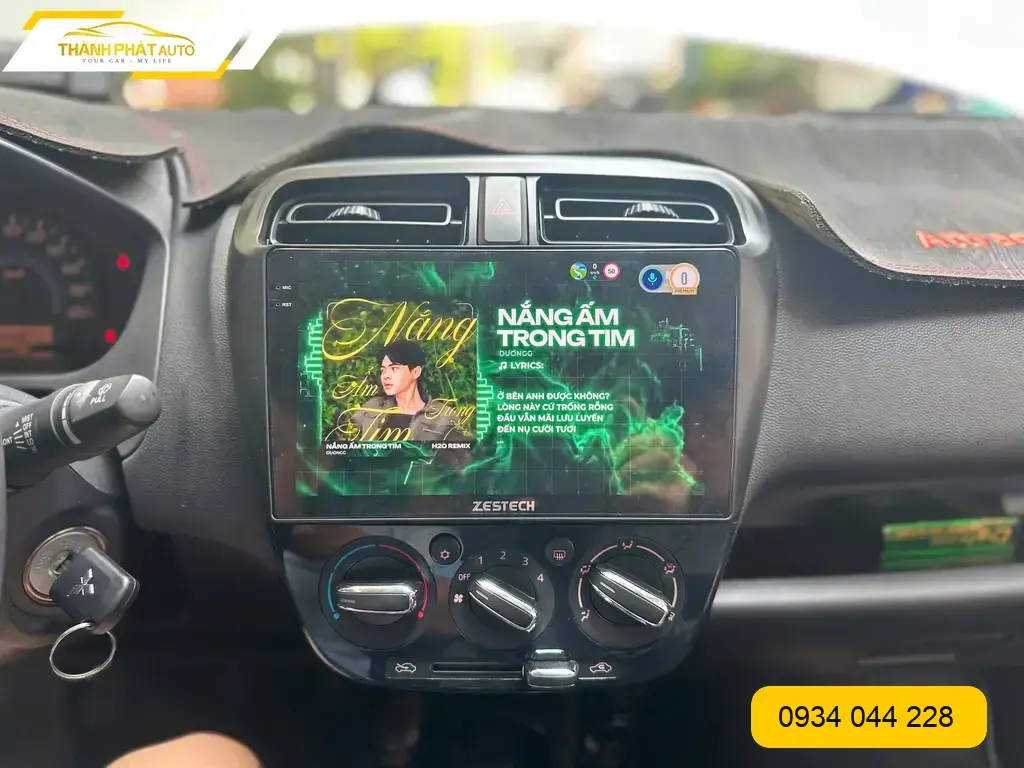 Màn Hình Android Mitsubishi Attrage 2021 - Trung Tâm Lắp Đặt Chính Hãng TPHCM ảnh thực tế 2