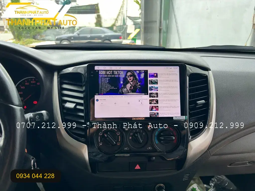 Màn Hình Android Mitsubishi Triton 2023 - Trung Tâm Lắp Đặt Chính Hãng TPHCM