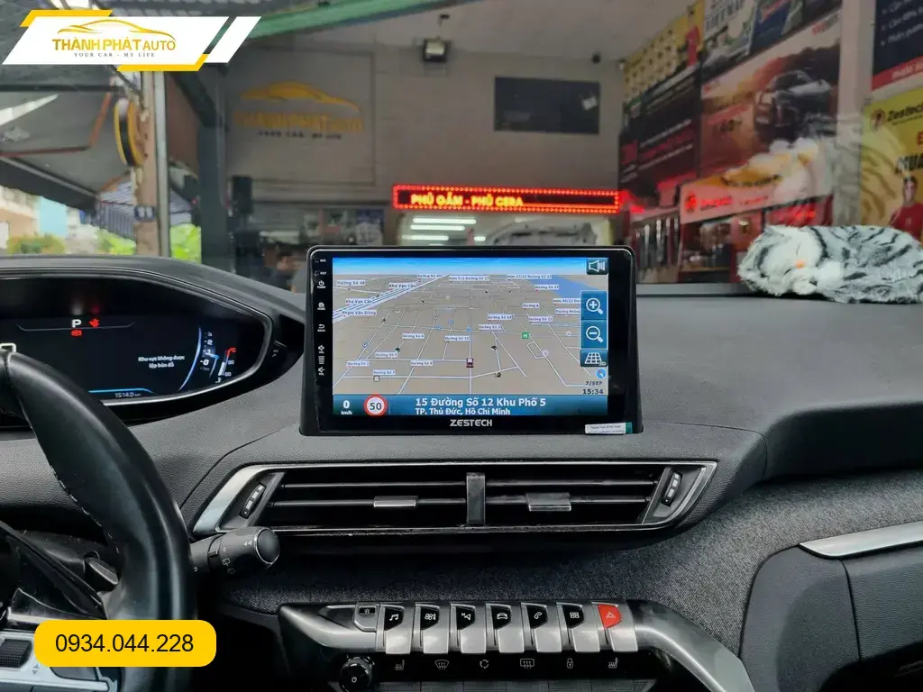 Màn Hình Android Peugeot 3008 2020 - Trung Tâm Lắp Đặt Uy Tín TPHCM ảnh thực tế 2