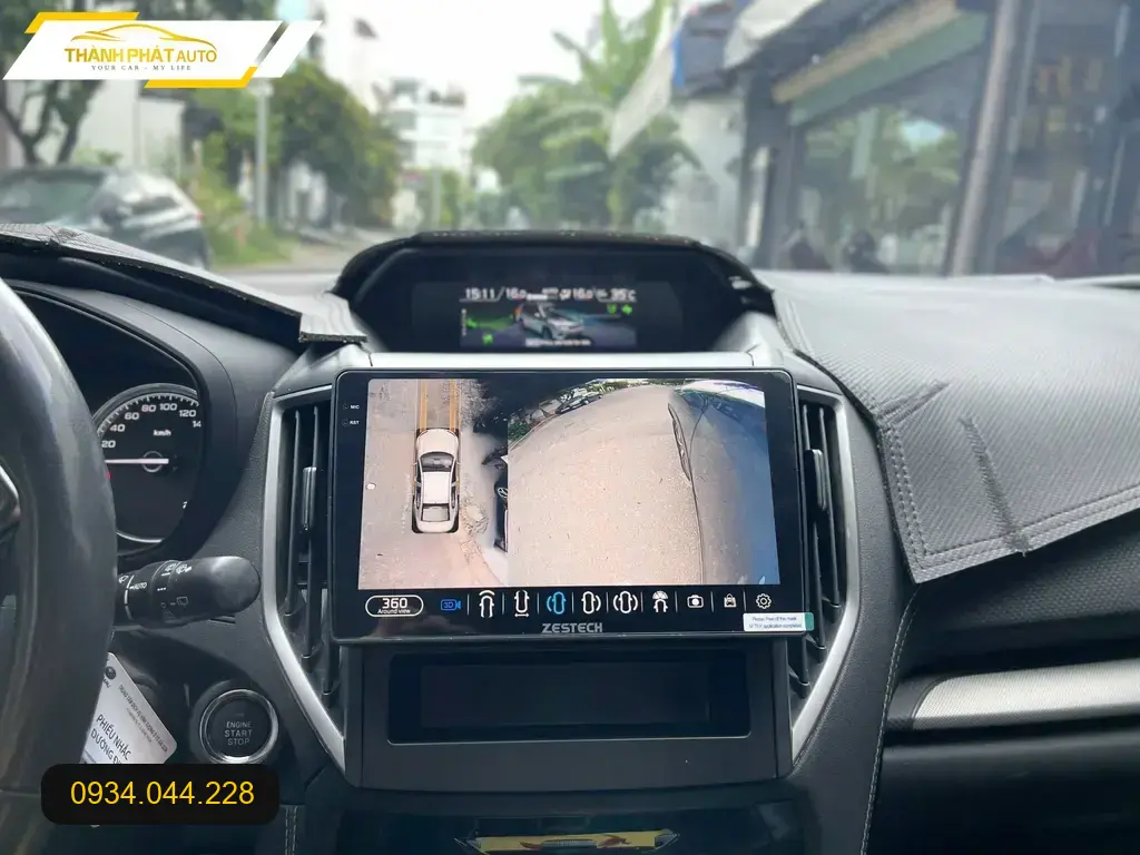 Màn Hình Android Subaru Forester 2022 - Địa Chỉ Lắp Đặt Uy Tín TPHCM ảnh thực tế 2