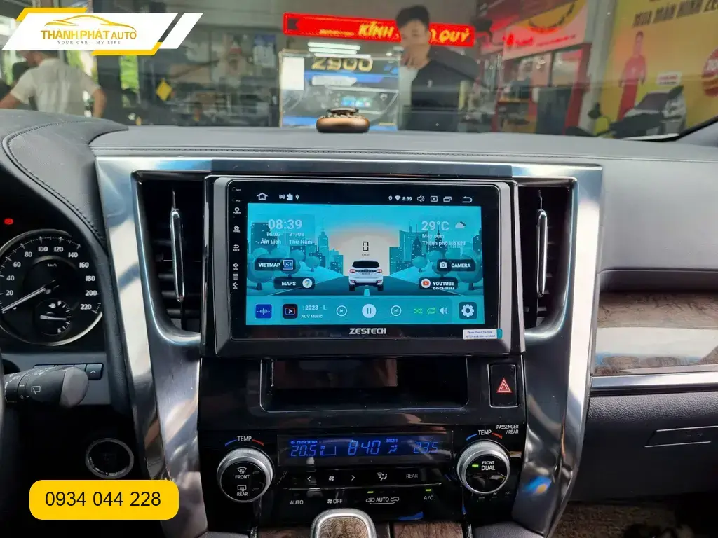 Màn Hình Android Toyota Alphard 2020 - Địa Chỉ Lắp Đặt Chính Hãng TPHCM