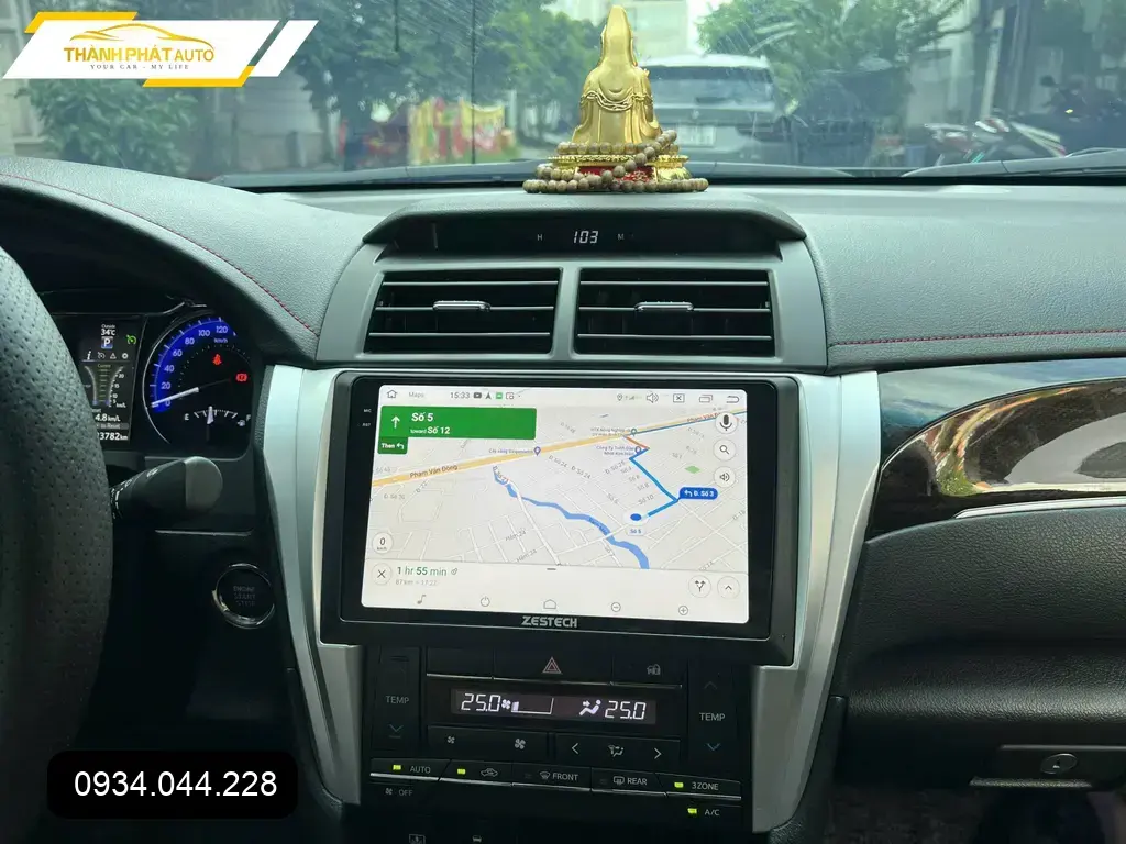 Màn Hình Android Toyota Camry 2017 - Địa Chỉ Lắp Đặt Uy Tín TPHCM ảnh thực tế 2