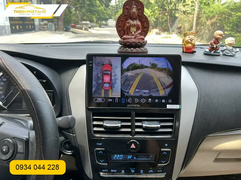 Màn Hình Android Toyota Vios 2019 - Trung Tâm Lắp Đặt Uy Tín TPHCM ảnh thực tế 3