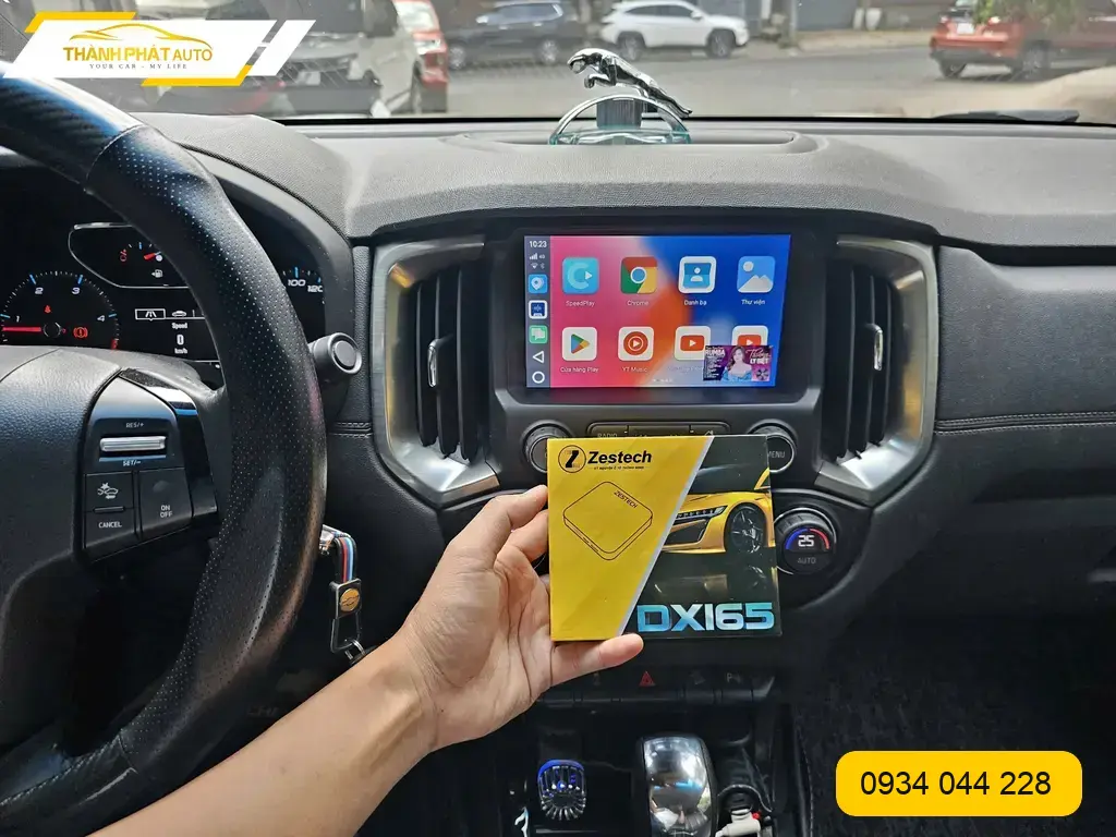 Android Box Chevrolet Colorado 2020 - Trung Tâm Lắp Đặt Uy Tín TPHCM ảnh thực tế 3