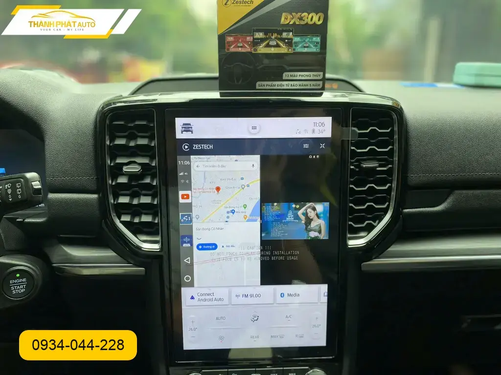 Android Box Cho Xe Ford Everest - Địa Chỉ Lắp Đặt Uy Tín Tại Cần Giờ TPHCM
