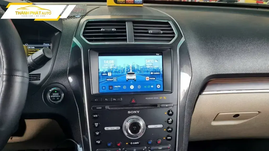 Android Box Ford Explorer 2017 - Địa Chỉ Lắp Đặt Android Box Uy Tín Tại TP.HCM