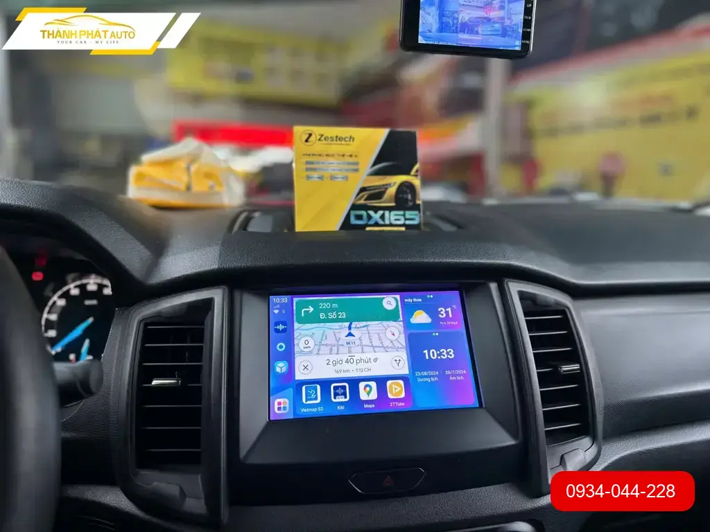 Android Box cho Ford Ranger 2021 - Địa Chỉ Lắp Đặt Uy Tín Giá Tốt Tại TPHCM ảnh thực tế 2