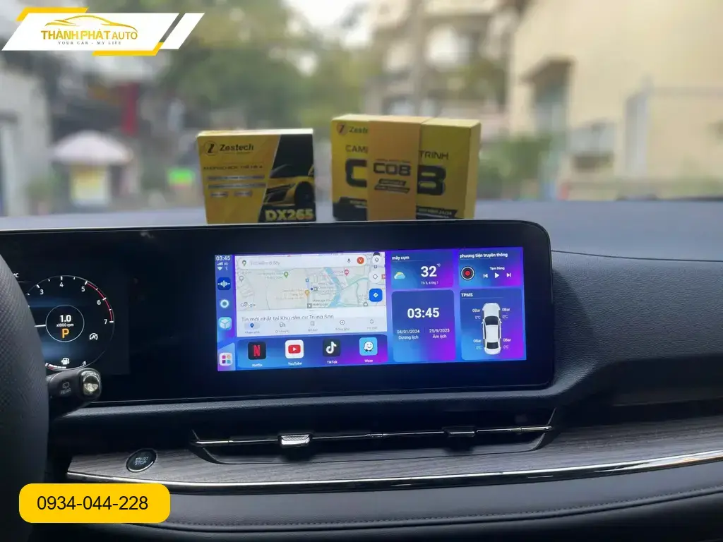 Android Box Ford Territory 2024 - Trung Tâm Lắp Đặt Chính Hãng TPHCM