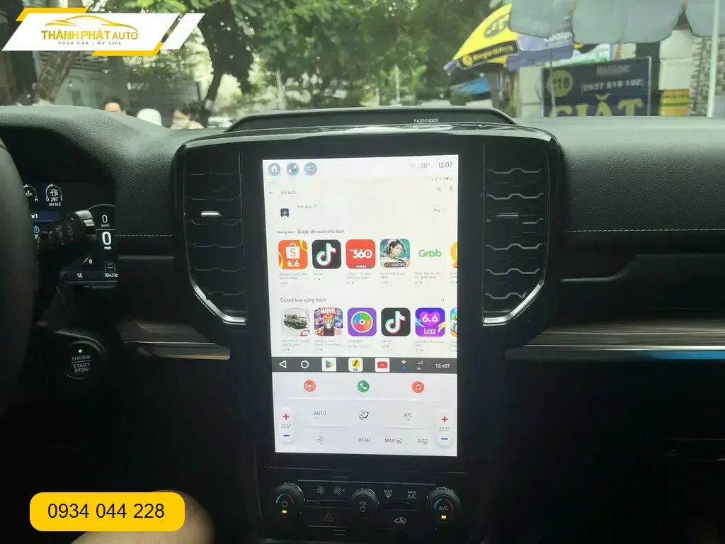 Android Box Cho Xe Ford Wildtrak 2023 - Trung Tâm Lắp Đặt Uy Tín & Giá Tốt Nhất TPHCM ảnh thực tế 3