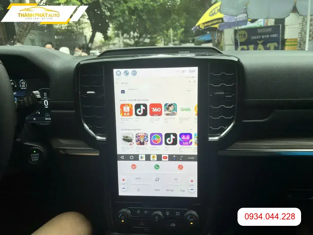 Android Box Ford Wildtrak 2024 - Nơi Lắp Đặt Uy Tín Giá Tốt TPHCM