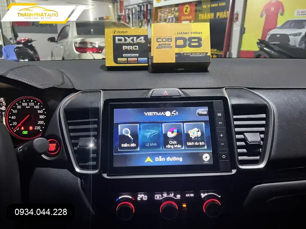 Android Box Zestech cho Honda City ảnh thực tế 2