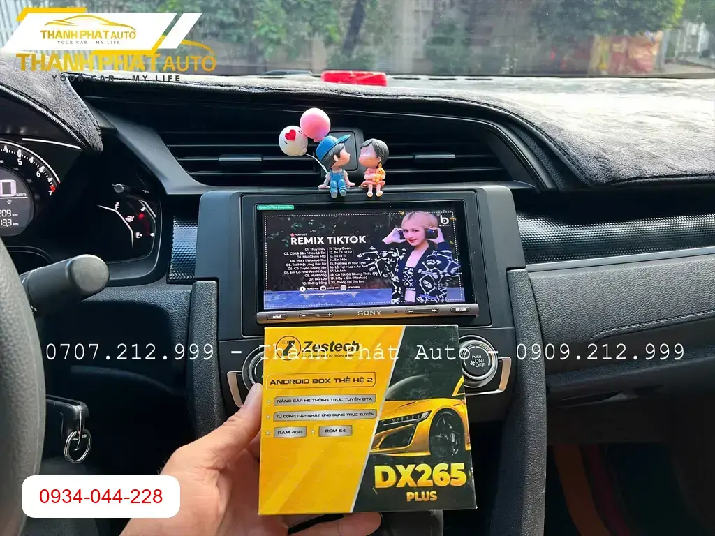 Android Box Honda Civic 2020 - Trung Tâm Gắn Chính Hãng TPHCM ảnh thực tế 3