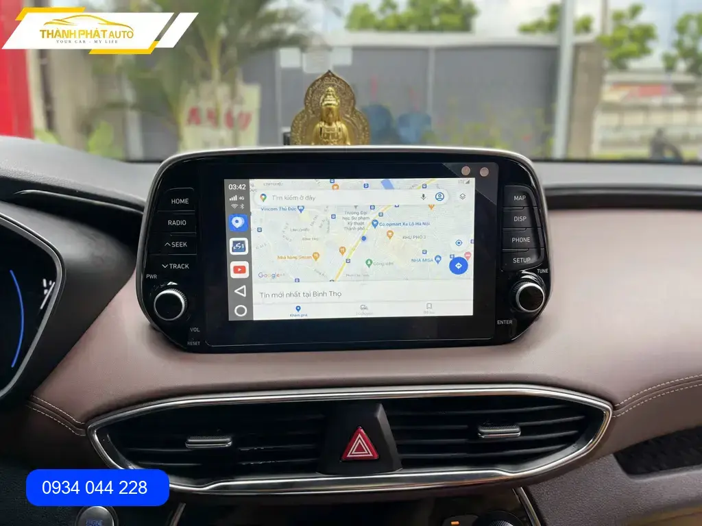 Android Box Hyundai Santa Fe 2020 - Nơi Gắn Chính Hãng, Uy Tín TPHCM ảnh thực tế 2