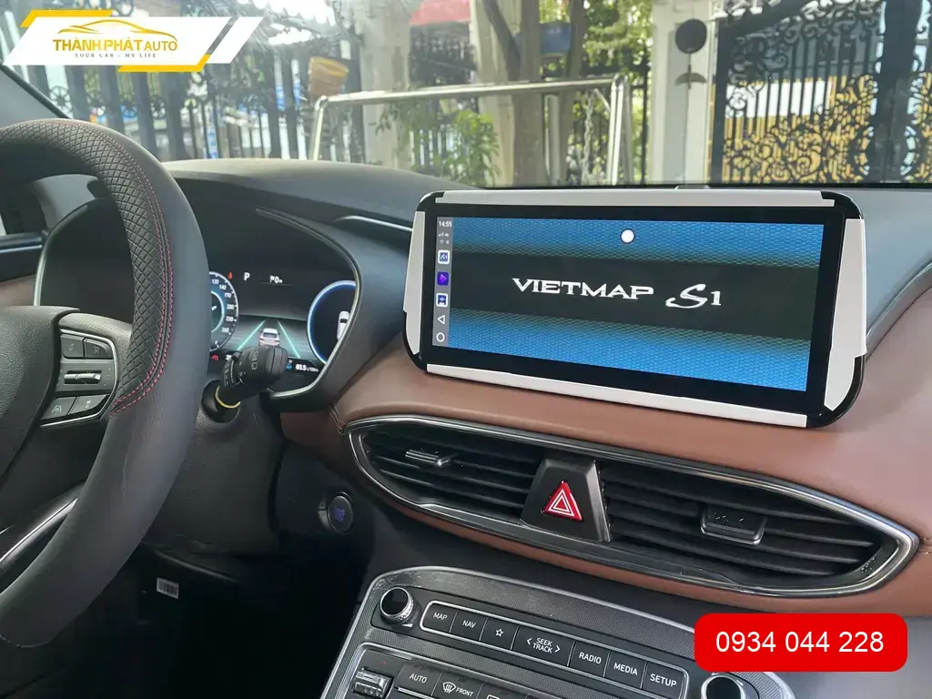 Android Box Hyundai Santa Fe 2024 - Địa Chỉ Lắp Đặt Uy Tín TPHCM ảnh thực tế 3