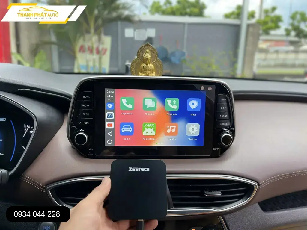 Android Box Hyundai Santafe - Địa Chỉ Gắn Android Box Chính Hãng TPHCM