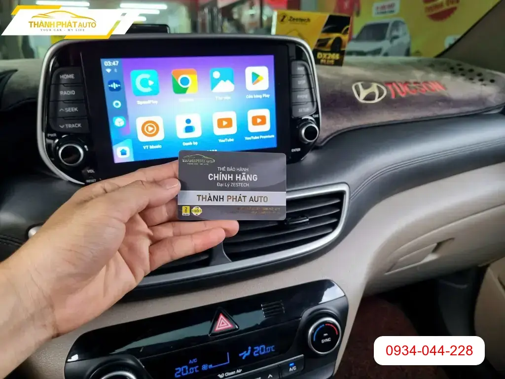 Android Box Hyundai Tucson 2019 - Trung Tâm Lắp Đặt Uy Tín TPHCM ảnh thực tế 2