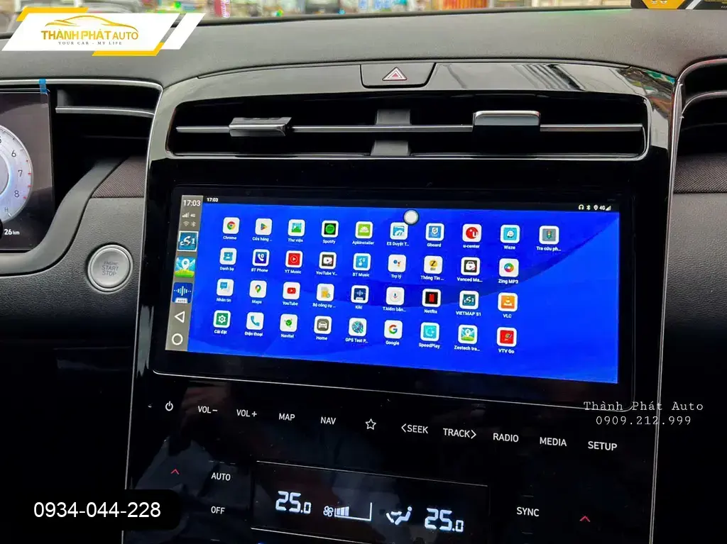 Android Box Hyundai Tucson 2022 - Trung Tâm Lắp Đặt Uy Tín TPHCM