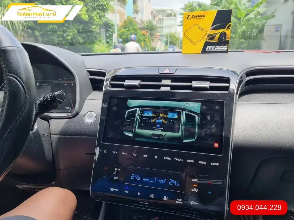 Android Box Hyundai Tucson 2024 - Địa Chỉ Lắp Đặt Chính Hãng Cho Xe TPHCM ảnh thực tế 2