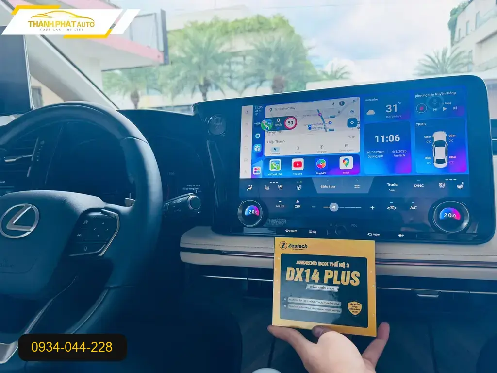 Android Box Thông Minh Cho Lexus LM500h - Địa Chỉ Lắp Đặt Chính Hãng Giá Tốt TPHCM