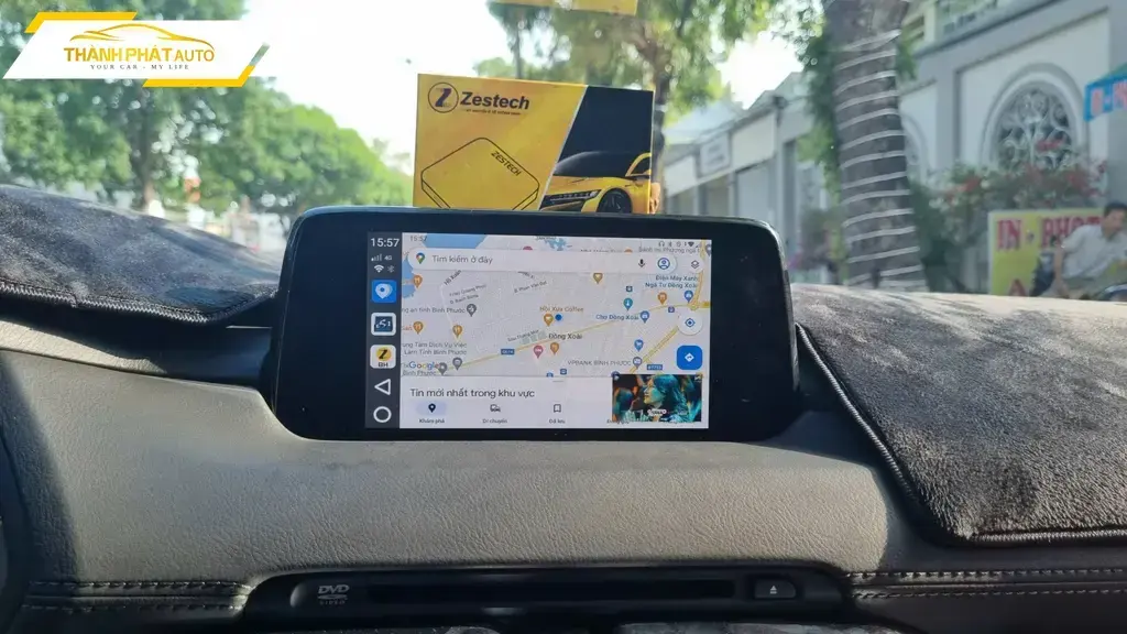 Android Box Mazda 6 2021 ảnh thực tế 2