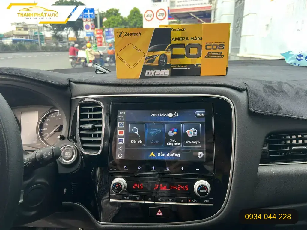 Android Box Mitsubishi Outlander 2024 - Trung Tâm Lắp Đặt Uy Tín TPHCM ảnh thực tế 2