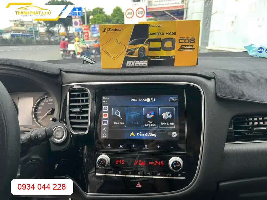 Android Box Mitsubishi Outlander - Địa Chỉ Gắn Chính Hãng Bình Chánh TPHCM ảnh thực tế 2