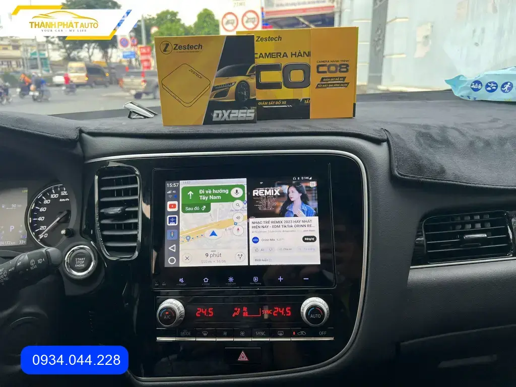 Android Box Mitsubishi Outlander - Trung Tâm Lắp Đặt Chính Hãng TPHCM
