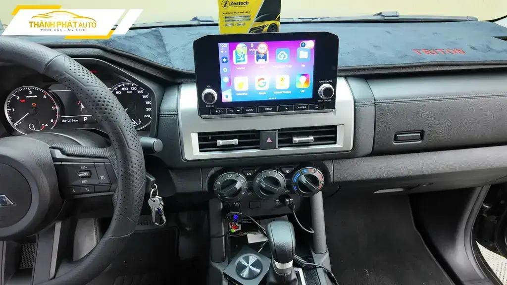 Android Box Mitsubishi Triton 2025 - Trung Tâm Lắp Đặt Chính Hãng TPHCM