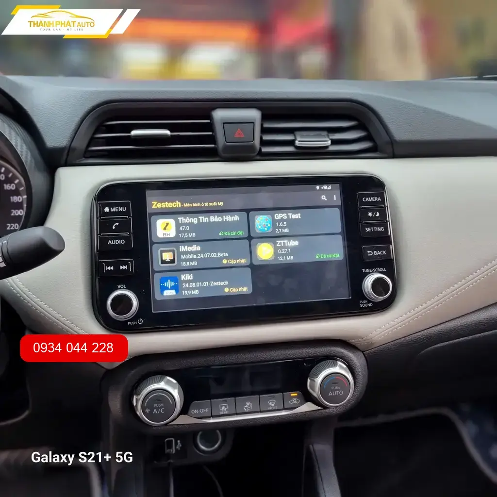 Android Box Cho Xe Nissan Almera - Địa Chỉ Lắp Đặt Uy Tín Tại Quận 10 TPHCM ảnh thực tế 2