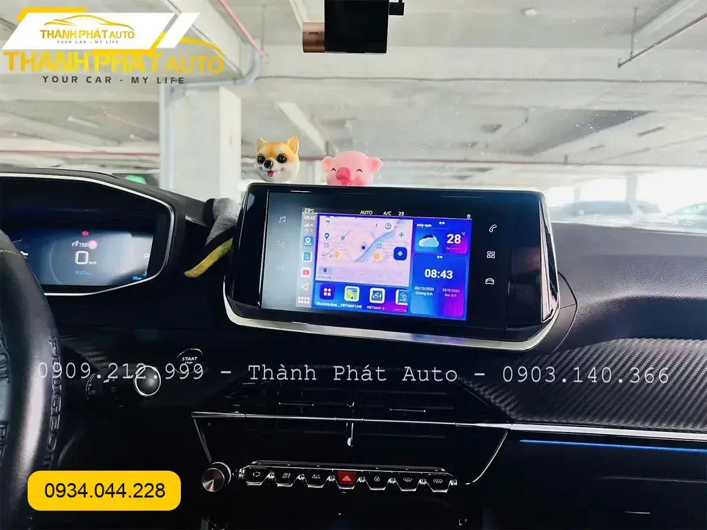 Android Box Cho Xe Peugeot 2008 2020 - Trung Tâm Lắp Đặt Uy Tín TPHCM