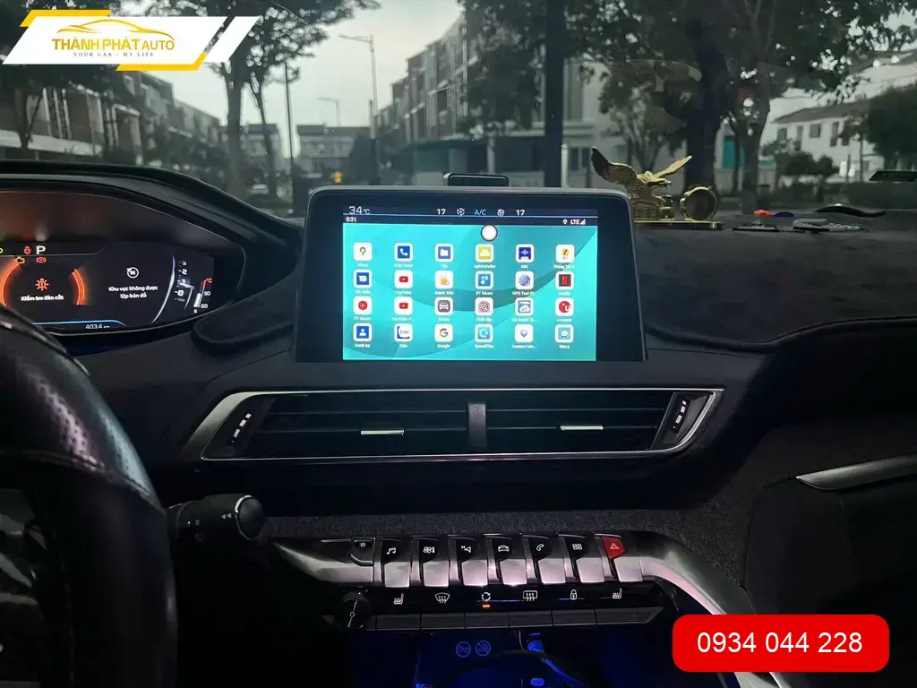 Android Box Peugeot 3008 2018 - Trung Tâm Nâng Cấp Chính Hãng TPHCM ảnh thực tế 3