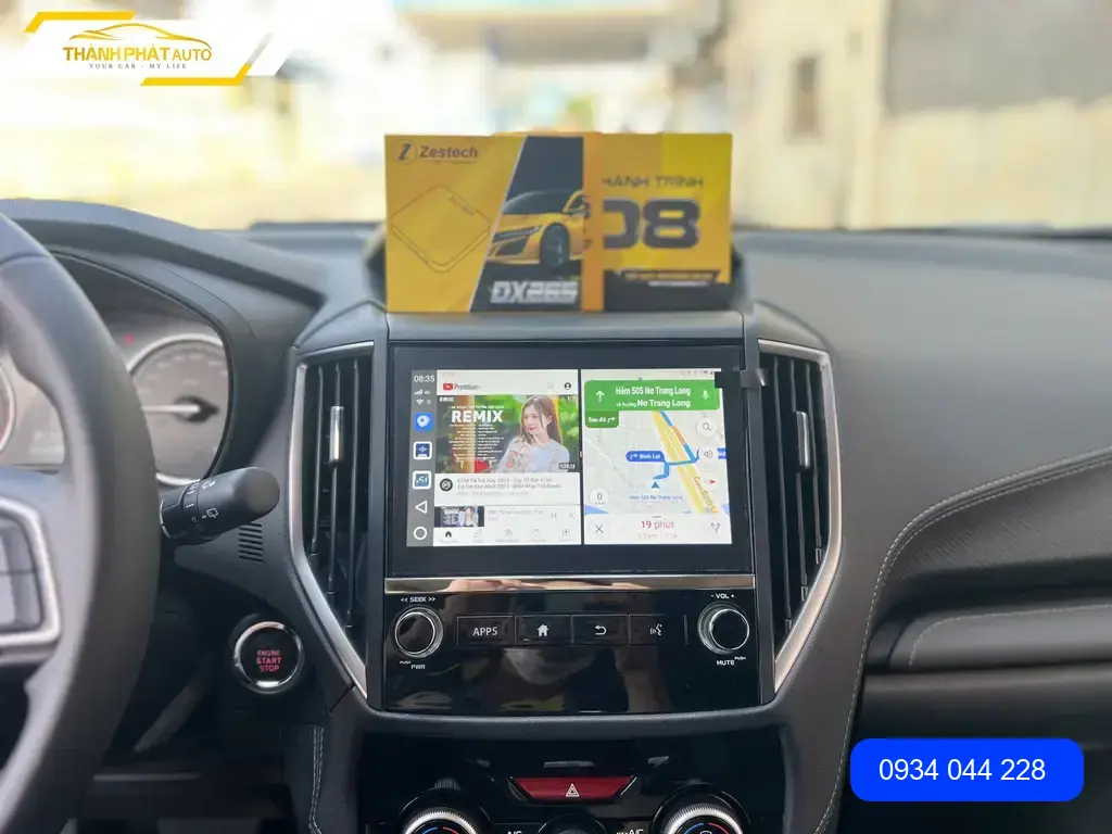 Đầu Android Box Subaru Forester 2019 - Trung Tâm Lắp Đặt Uy Tín TPHCM ảnh thực tế 3