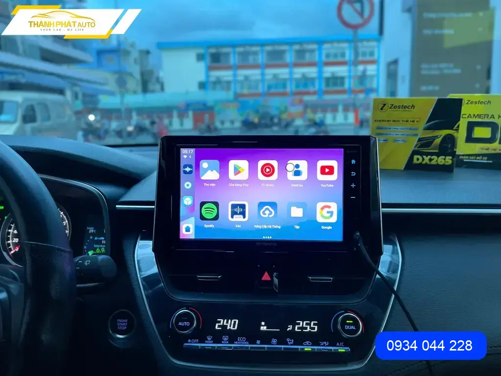 Android Box Toyota Corolla Cross 2023 - Địa Chỉ Lắp Đặt Chính Hãng TPHCM ảnh thực tế 2
