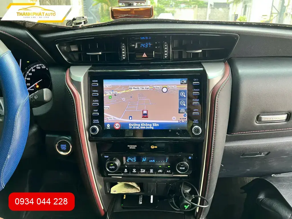 Android Box Toyota Fortuner 2025 - Địa Chỉ Lắp Đặt Uy Tín TPHCM